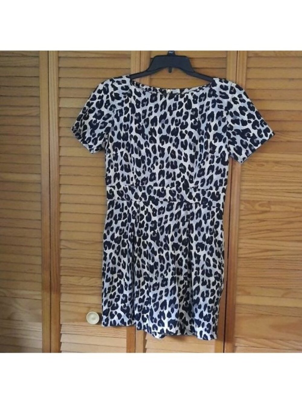 French Connection Leopard Winter Samba Sheath Dress Size 10